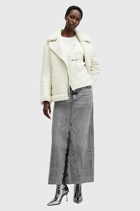 NOIR MAXI SKIRT VINTAGE BLACK 3