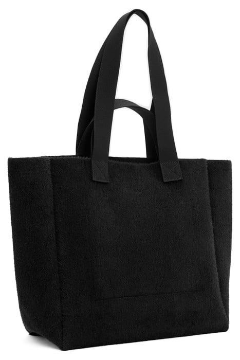 IZZY FUZZY TOTE BLACK/BLACK 4