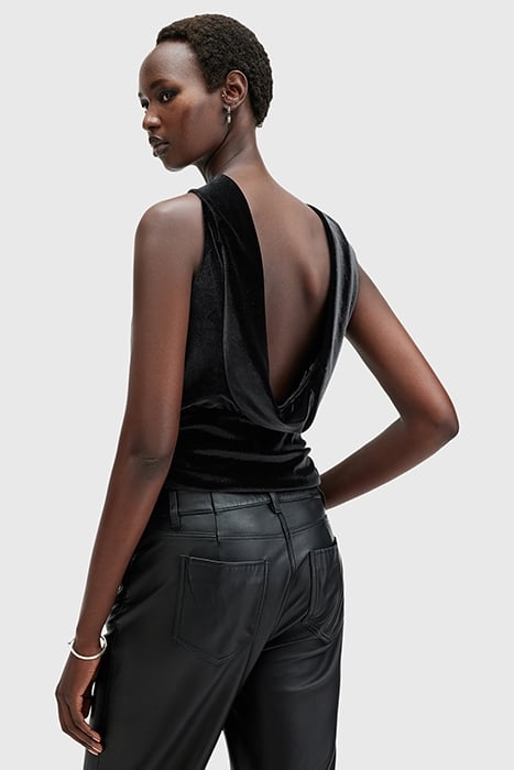 BELLATRIX VELVET TOP BLACK 6