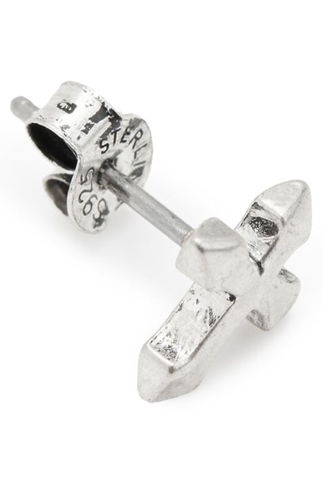 LENNOX CROSS STUD WARM SILVER 2