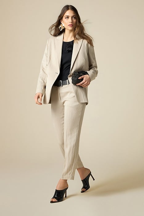 TENCEL-BLEND BLAZER NATURAL 3