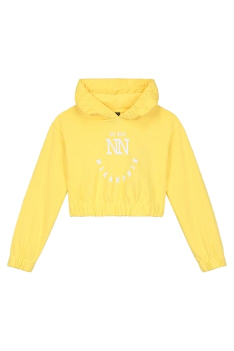 NN SMILE HOODIE SOFT YELLOW 1