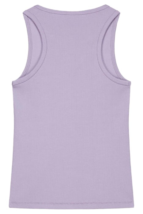 RIB SINGLET LAVENDER GREY 2