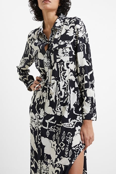 DEON DELPH DRAPE DRS BLACK/CREAM 4