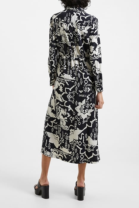 DEON DELPH DRAPE DRS BLACK/CREAM 2