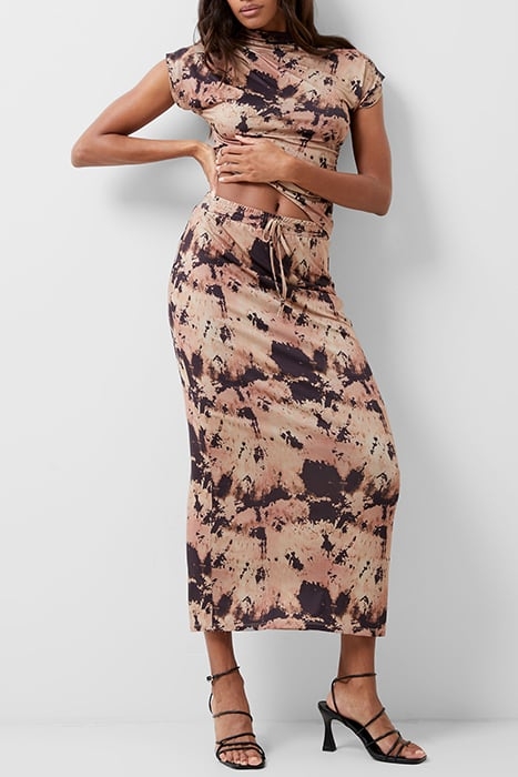 RIYA AVA SKIRT MOCHA/CHOCOLATE MULT 3