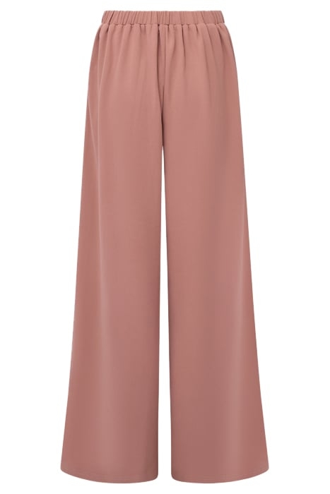 CREPE WIDE LEG STRIPE MOCHA MOOSE/SUM WHT 2