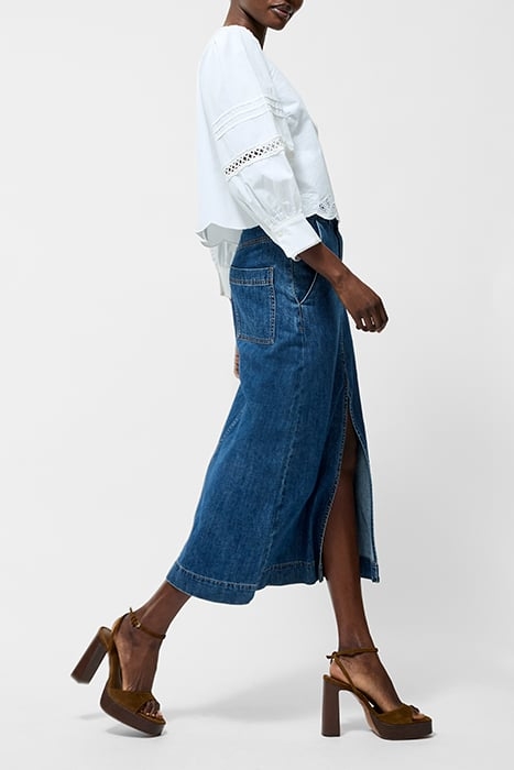 BRODERIE BORDER TOP LINEN WHITE 4