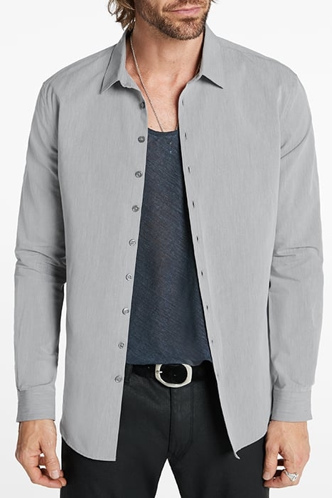 MULTI BUTTON SLIM FIT SHIRT ASH 1