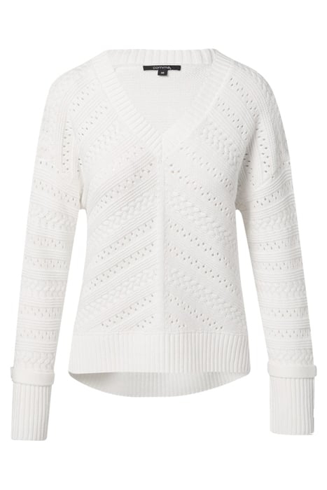 COMMA PULLOVER WHITE 4