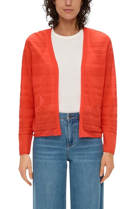 S.OLIVER CARDIGAN RED-CORAL 1