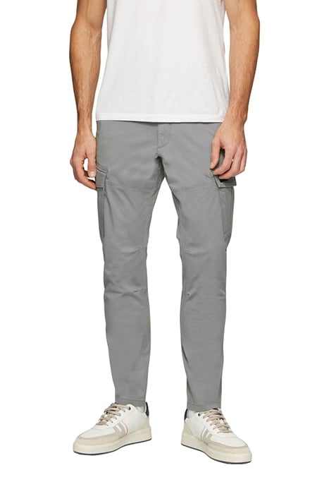 S.OLIVER PANTS GREY/BLACK 1