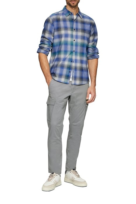 S.OLIVER PANTS GREY/BLACK 2