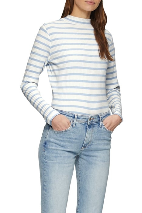 S.OLIVER T-SHIRTS BLUE-LIGHT 1