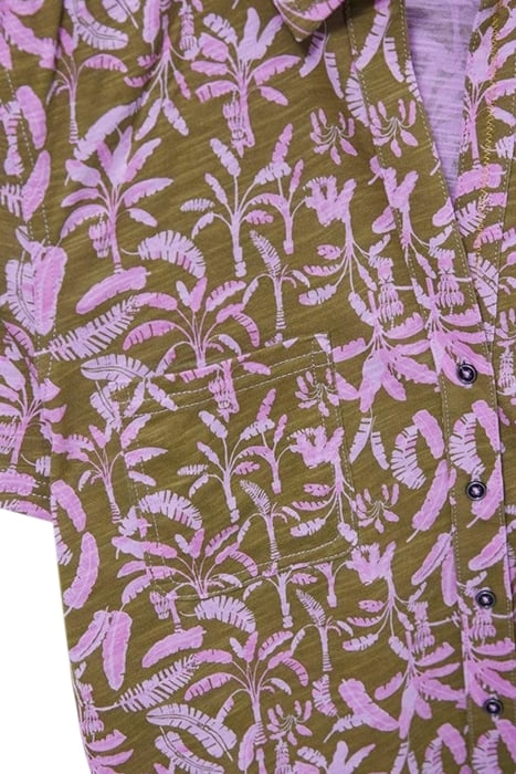 PENNY POCKET JERSEY SHIRT GREEN MULTI 4