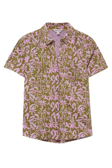 PENNY POCKET JERSEY SHIRT GREEN MULTI 2