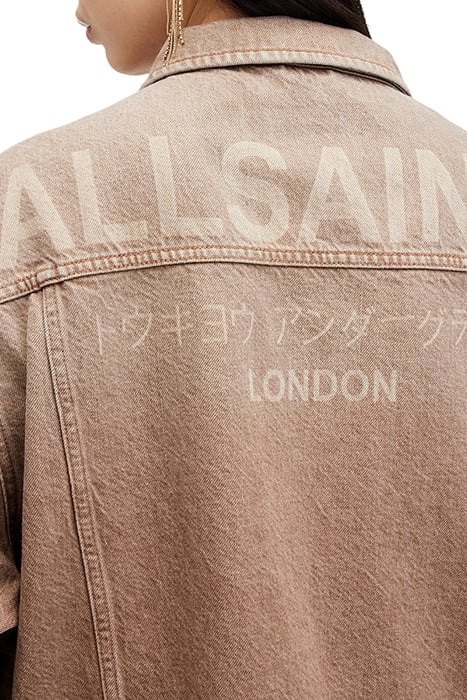 WILLOW DENIM JACKET LIGHT BROWN 8