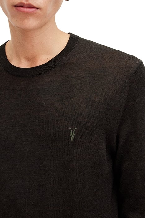 MODE MERINO CREW COFFEE BROWN 5