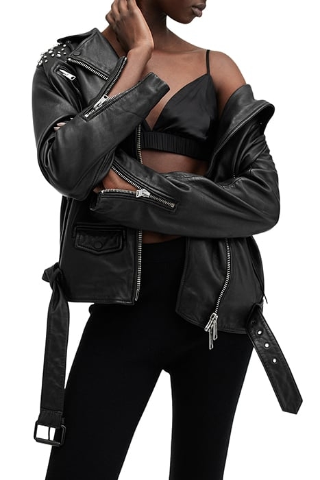 BILLIE EMB BIKER BLACK 8