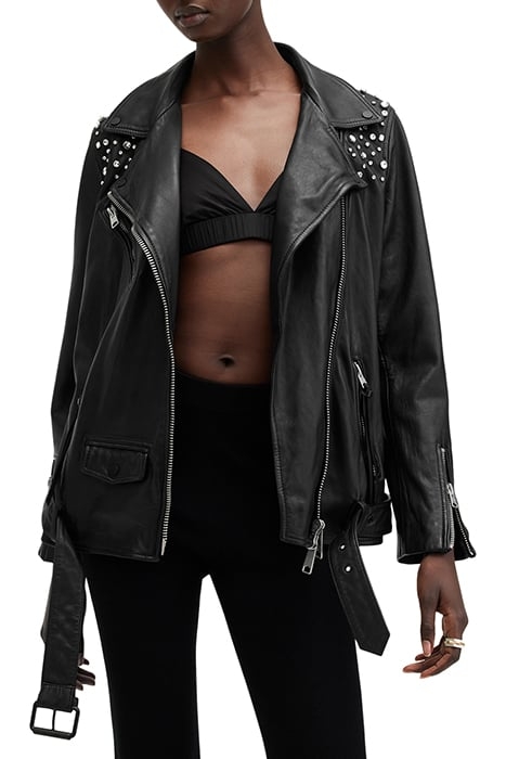 BILLIE EMB BIKER BLACK 6