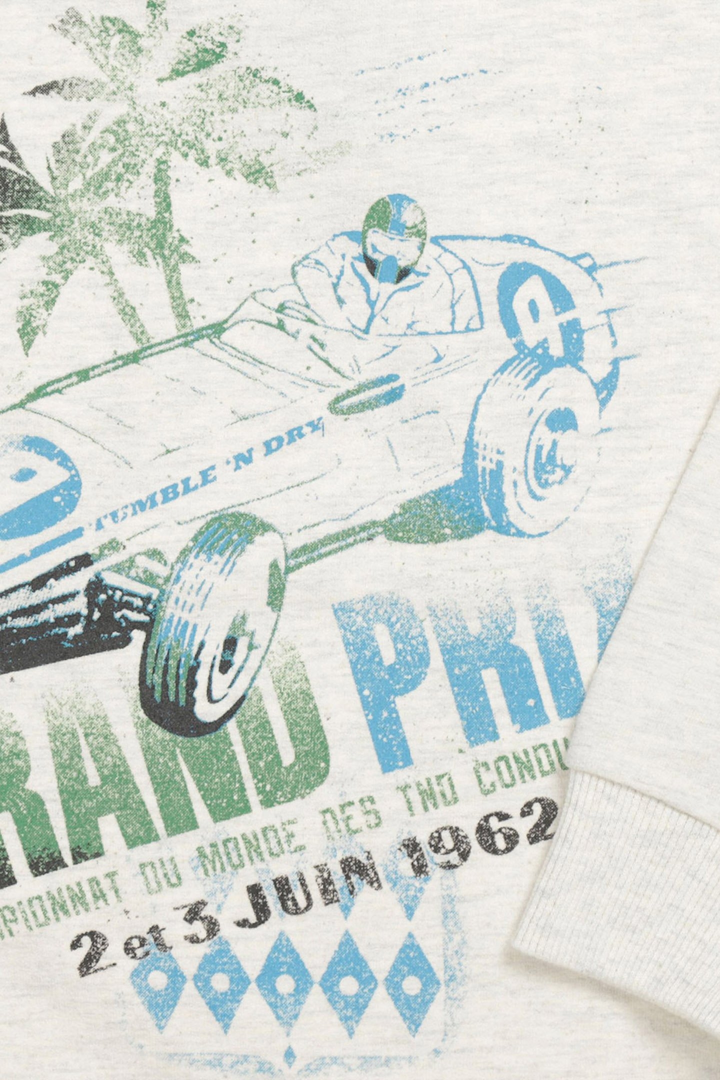 BOYS MONZA TODDLER OFF WHITE MELANGE 3