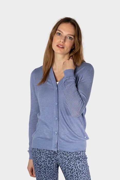 CARDIGAN LONG SLEEVES BLUE ICE 1