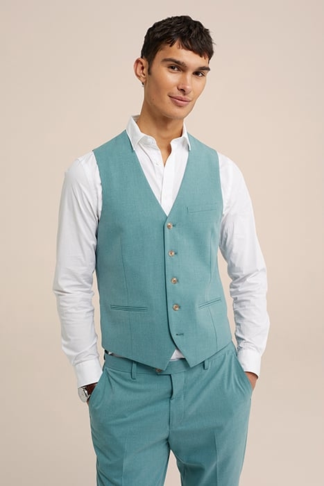 WAISTCOAT GREEN BLUE 1