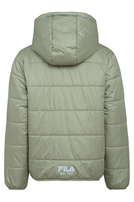 BERGHUELEN PUFF JACKET OIL GREEN 2