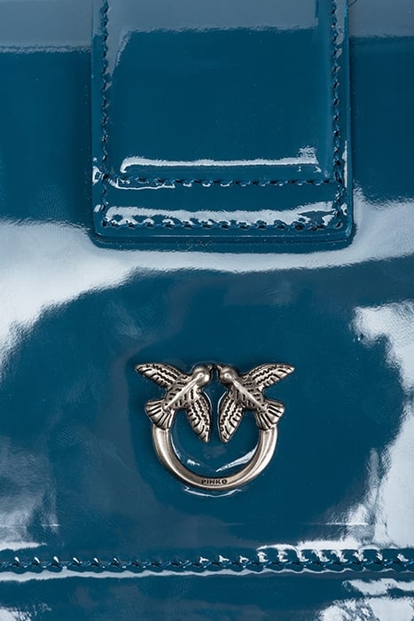 LOVE ONE MINI CL PELLE SFUMATA TEAL-OLD SILVER 5