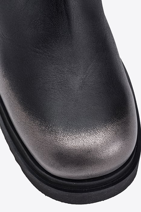 PARRY TRONCHETTO PELLE VITELLO BLACK/GUNMETAL 4