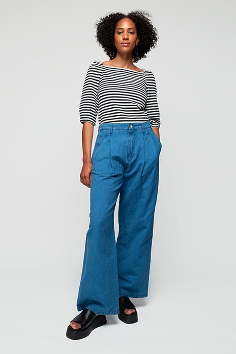 DENIM LINVAS CHINO LINNEN BLUE 1