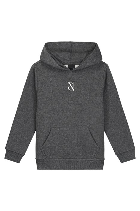 &N LOGO HOODIE BLACK 1