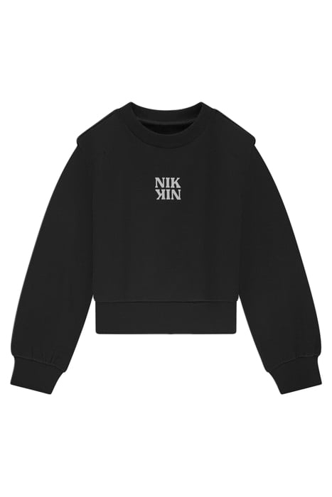 JAMIE SHOULDER SWEATER BLACK 1