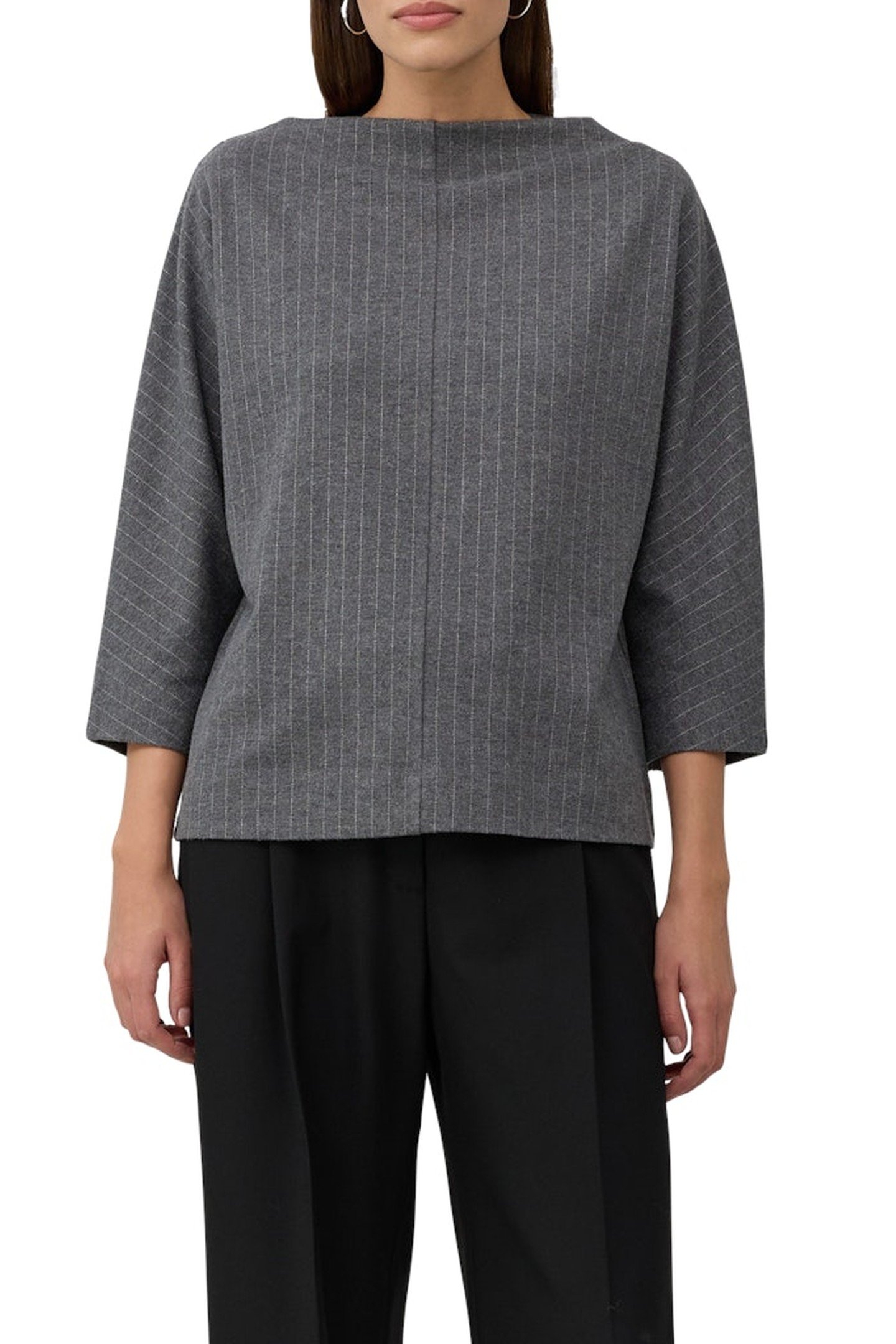 S.OLIVER SWEATSHIRTS GREY/BLACK 1