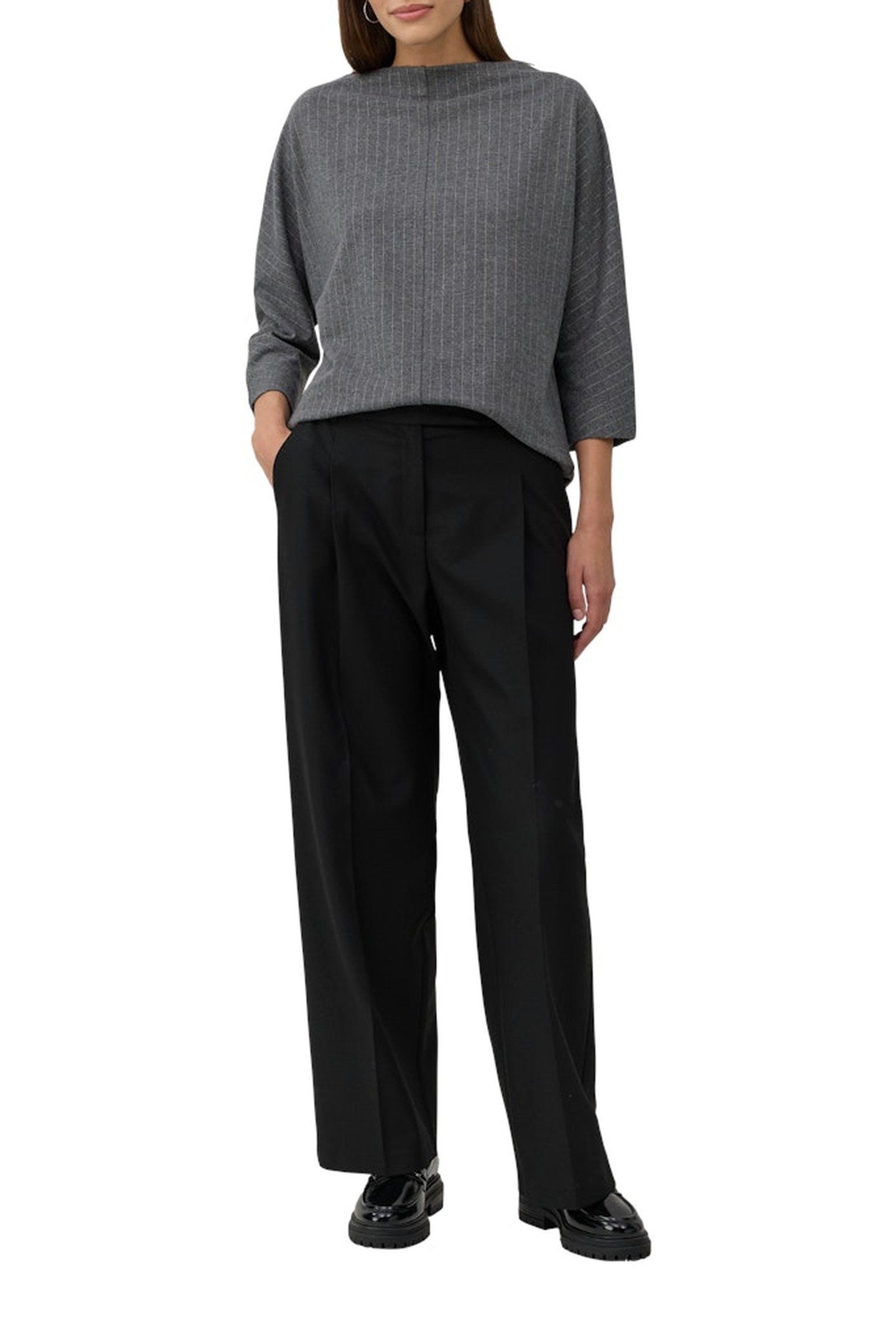 S.OLIVER SWEATSHIRTS GREY/BLACK 2